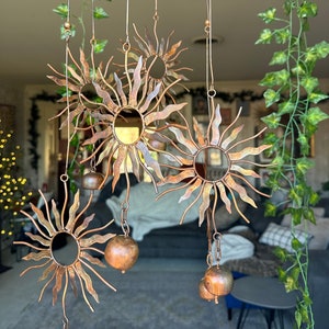 Sun Mobile w/ Bells | gift-for-gardening-mom | decorful gift | gift-christmas-giftful | womenly decor | decorful gift | bohohome room decore