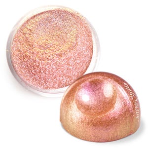 One Love Pink Peach Color Shifting Chameleon Pearl Pigment Powder